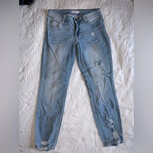 Cello Women’s (juniors) Distressed Skinny Jeans - Light Wash (Size 3)